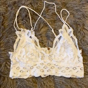 Free people one adella bralette white